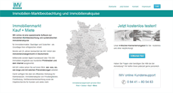 Desktop Screenshot of imv-online.de