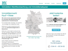 Tablet Screenshot of imv-online.de
